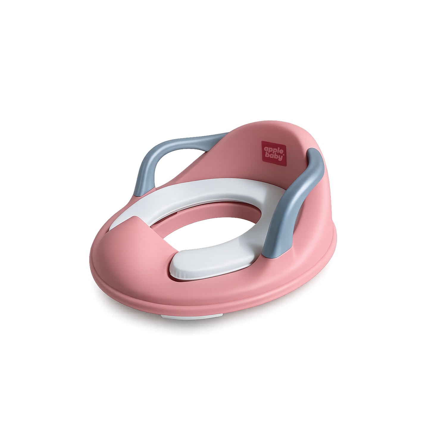 Apple Baby Kids Potty Training Seat with Handles for Western Toilet | Comfortable & Anti-Slip Baby Toilet Trainer PS1067