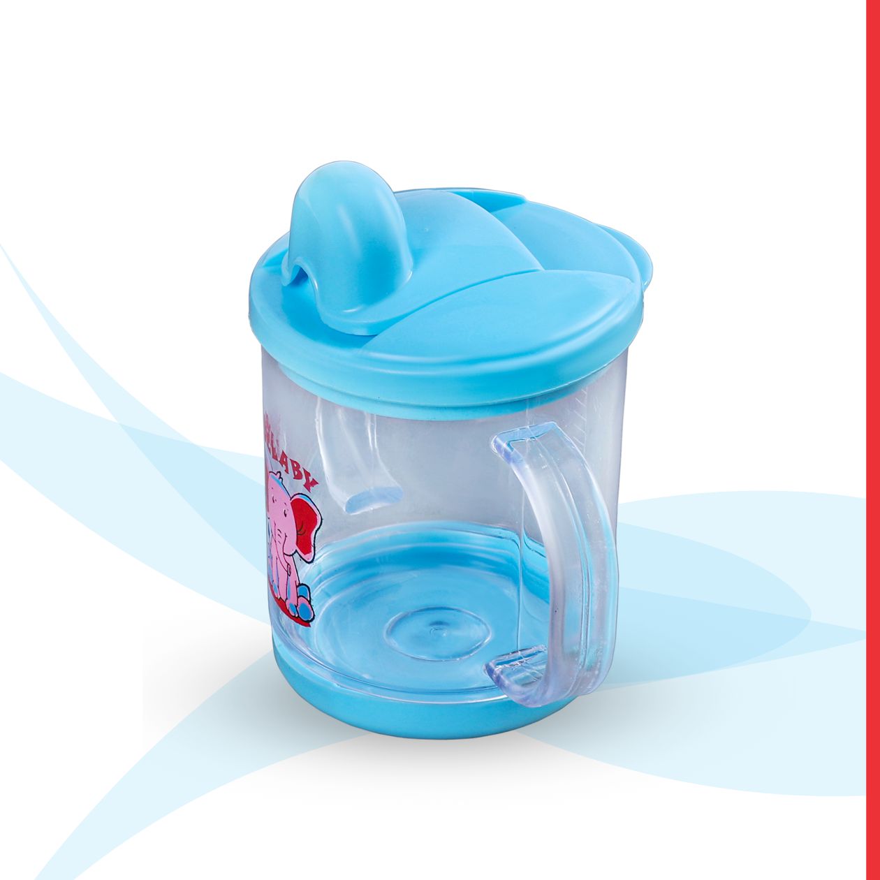 TWO HANDLE HARD SPOUT CUP 200ml_LB1007(Pack of 2)