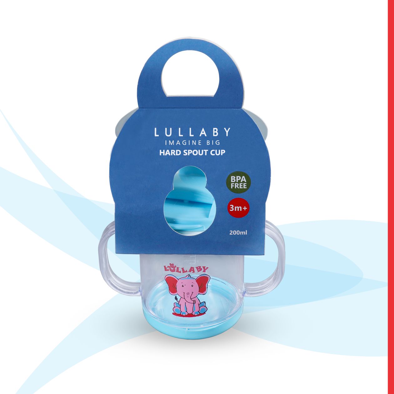 TWO HANDLE HARD SPOUT CUP 200ml_LB1007(Pack of 2)