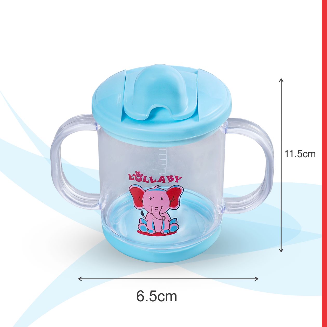 TWO HANDLE HARD SPOUT CUP 200ml_LB1007(Pack of 2)