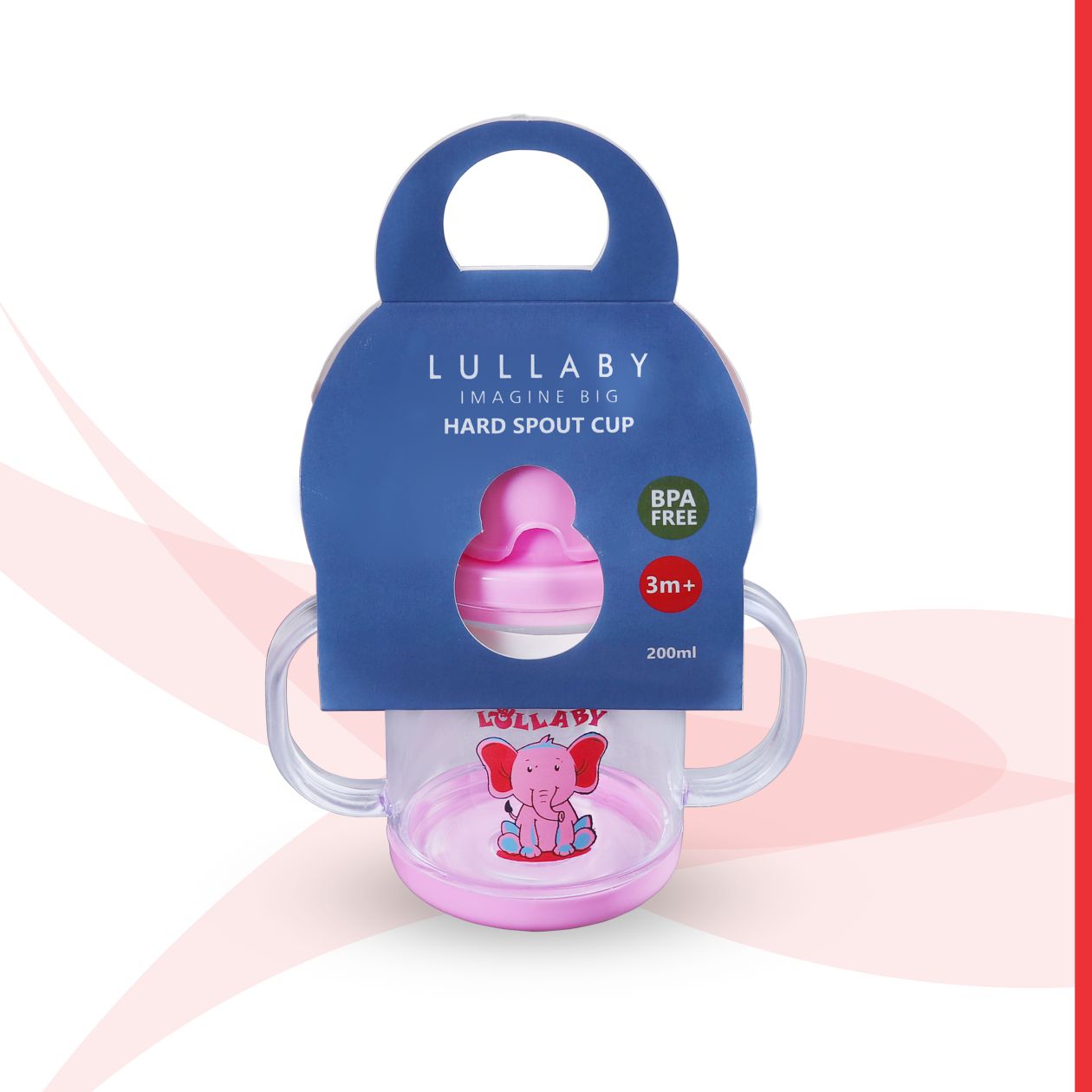 TWO HANDLE HARD SPOUT CUP 200ml_LB1007(Pack of 2)