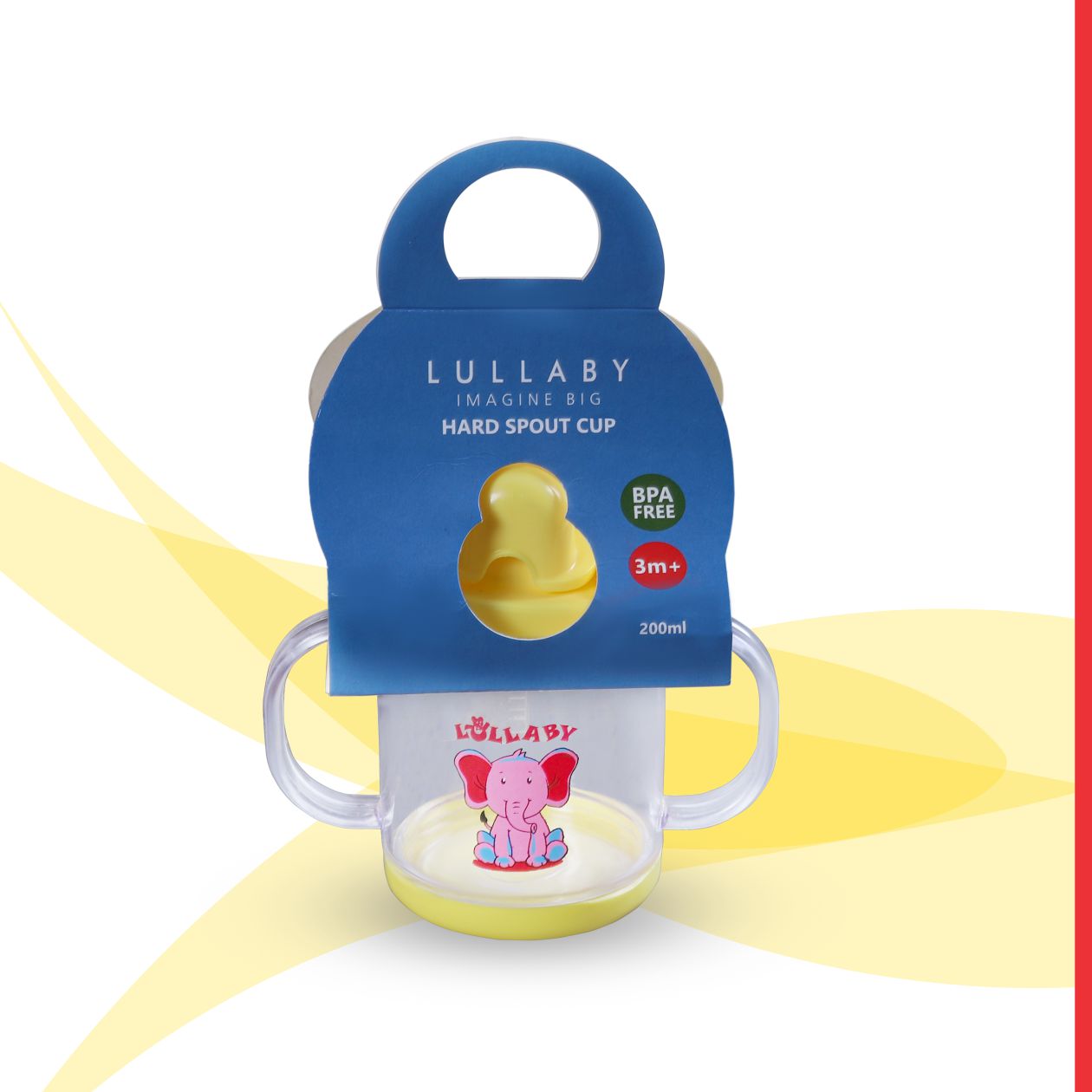 TWO HANDLE HARD SPOUT CUP 200ml_LB1007(Pack of 2)