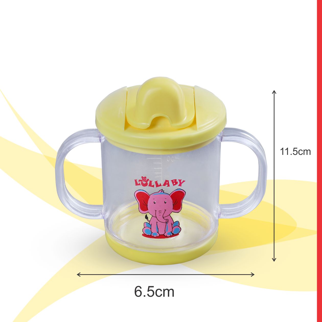 TWO HANDLE HARD SPOUT CUP 200ml_LB1007(Pack of 2)