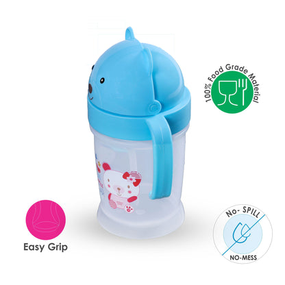 TWO HANDLE STRAW SIPPER CUP _175ML LB1008 (Pack of 2)