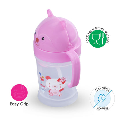 TWO HANDLE STRAW SIPPER CUP _175ML LB1008 (Pack of 2)