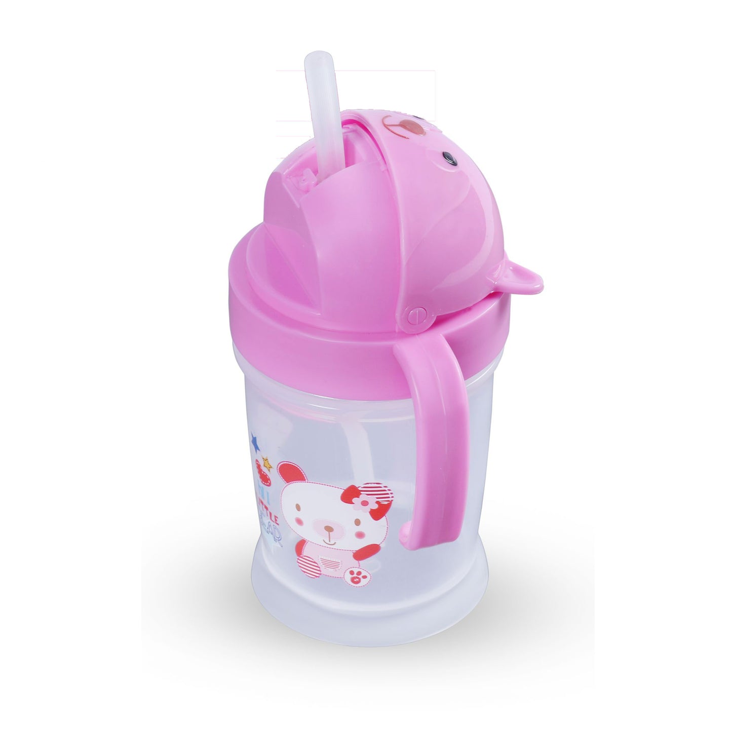 TWO HANDLE STRAW SIPPER CUP _175ML LB1008 (Pack of 2)