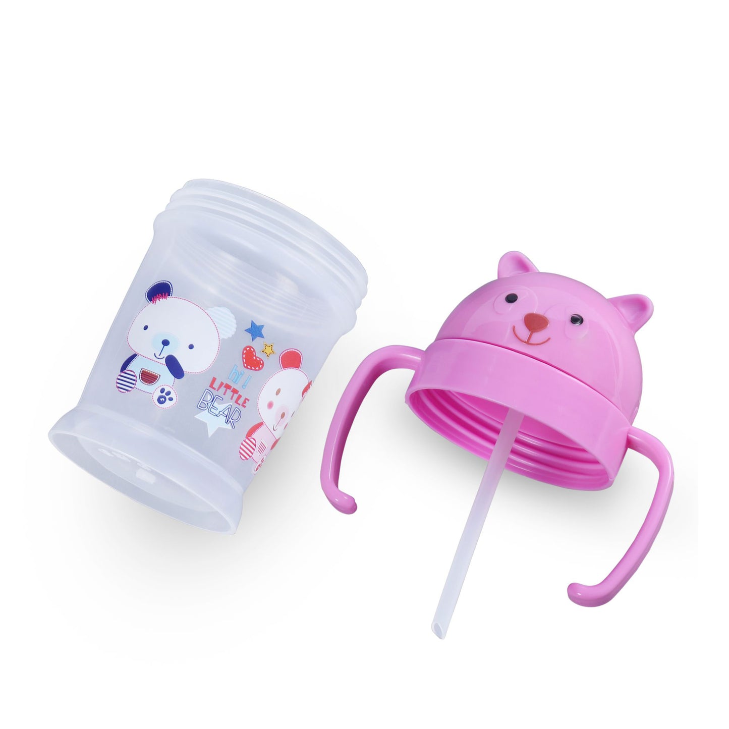 TWO HANDLE STRAW SIPPER CUP _175ML LB1008 (Pack of 2)