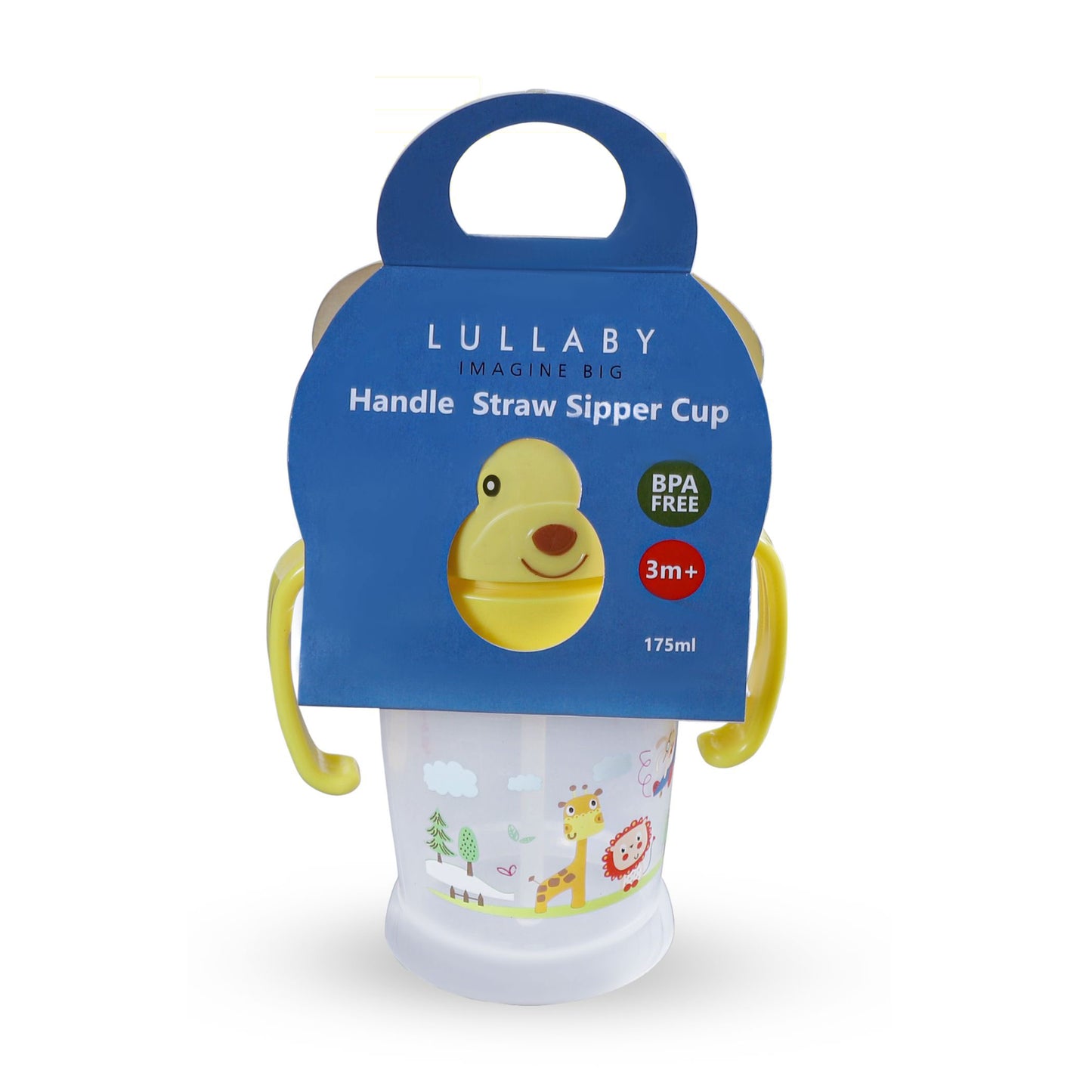 TWO HANDLE STRAW SIPPER CUP _175ML LB1008 (Pack of 2)