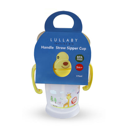 TWO HANDLE STRAW SIPPER CUP _175ML LB1008 (Pack of 2)