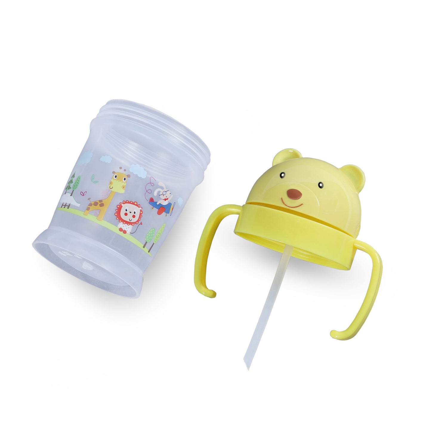 TWO HANDLE STRAW SIPPER CUP _175ML LB1008 (Pack of 2)