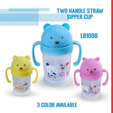 LB1008_TWO HANDLE STRAW SIPPER CUP _175ML