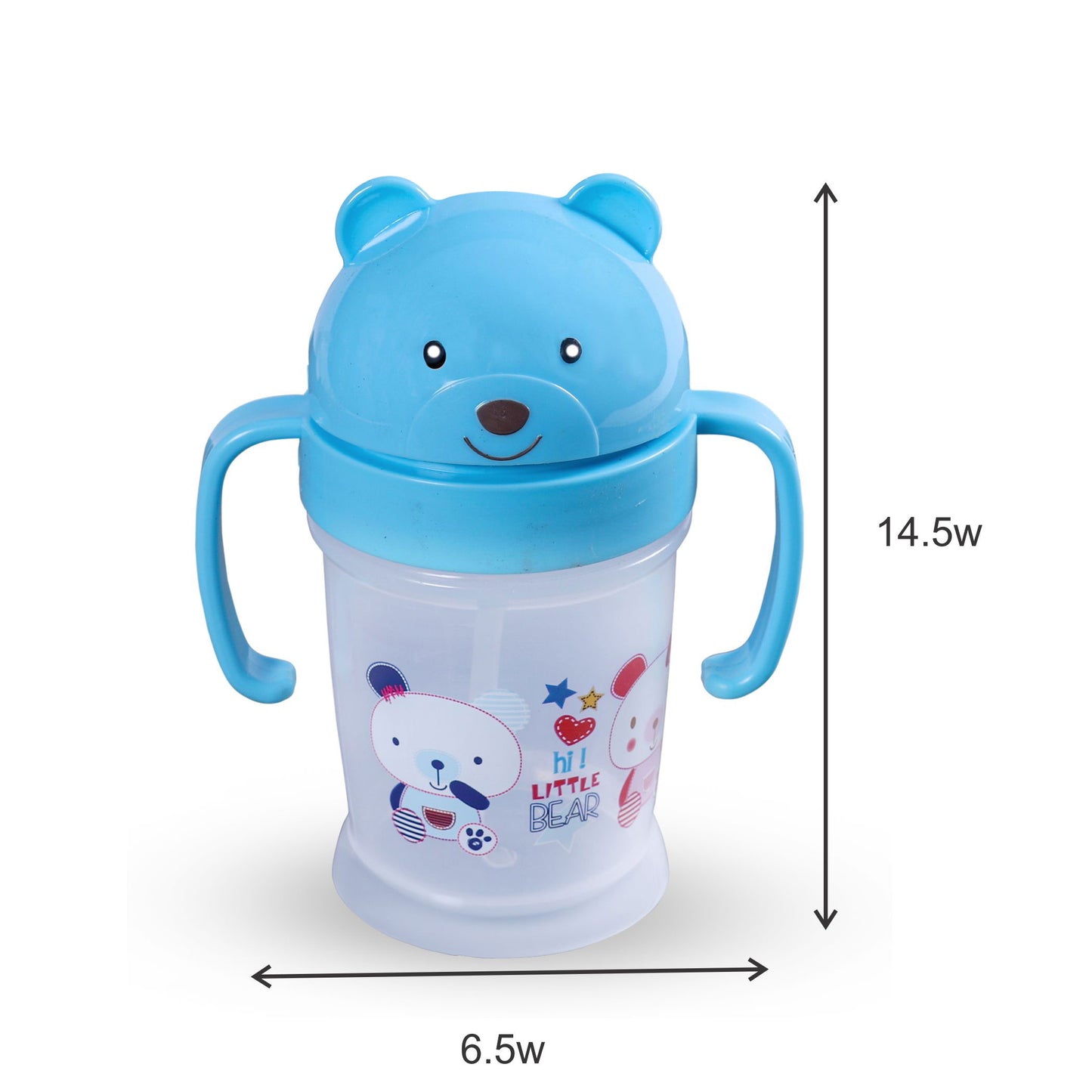 TWO HANDLE STRAW SIPPER CUP _175ML LB1008 (Pack of 2)