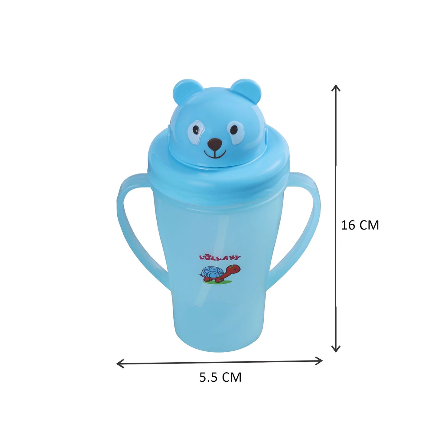 TWO HANDLE STRAW SIPPER CUP 300ML LB1009 (Pack of 2)