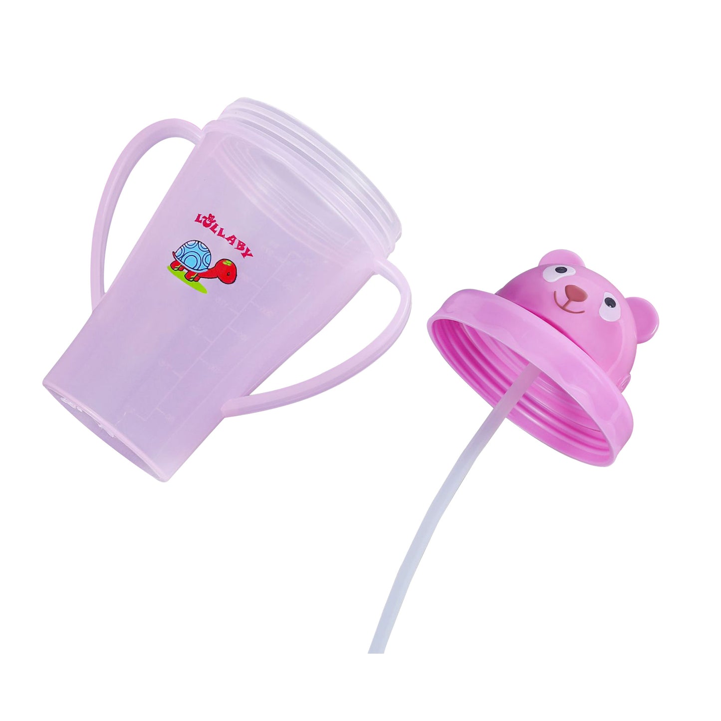 TWO HANDLE STRAW SIPPER CUP 300ML LB1009 (Pack of 2)