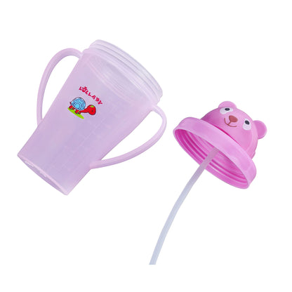 TWO HANDLE STRAW SIPPER CUP 300ML LB1009 (Pack of 2)