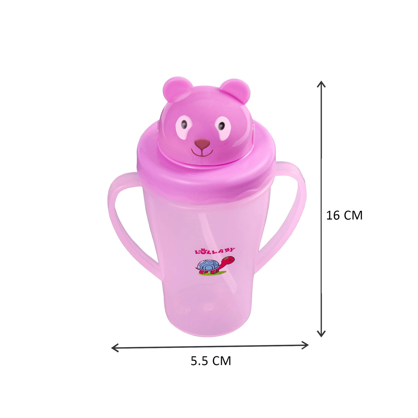 TWO HANDLE STRAW SIPPER CUP 300ML LB1009 (Pack of 2)