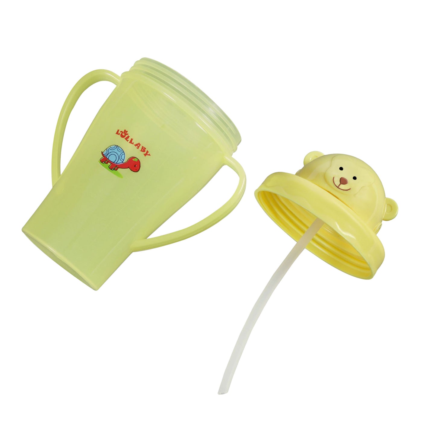 TWO HANDLE STRAW SIPPER CUP 300ML LB1009 (Pack of 2)