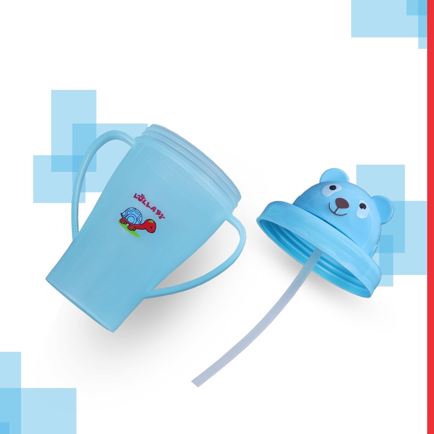 LB1009_TWO HANDLE STRAW SIPPER CUP _300ML