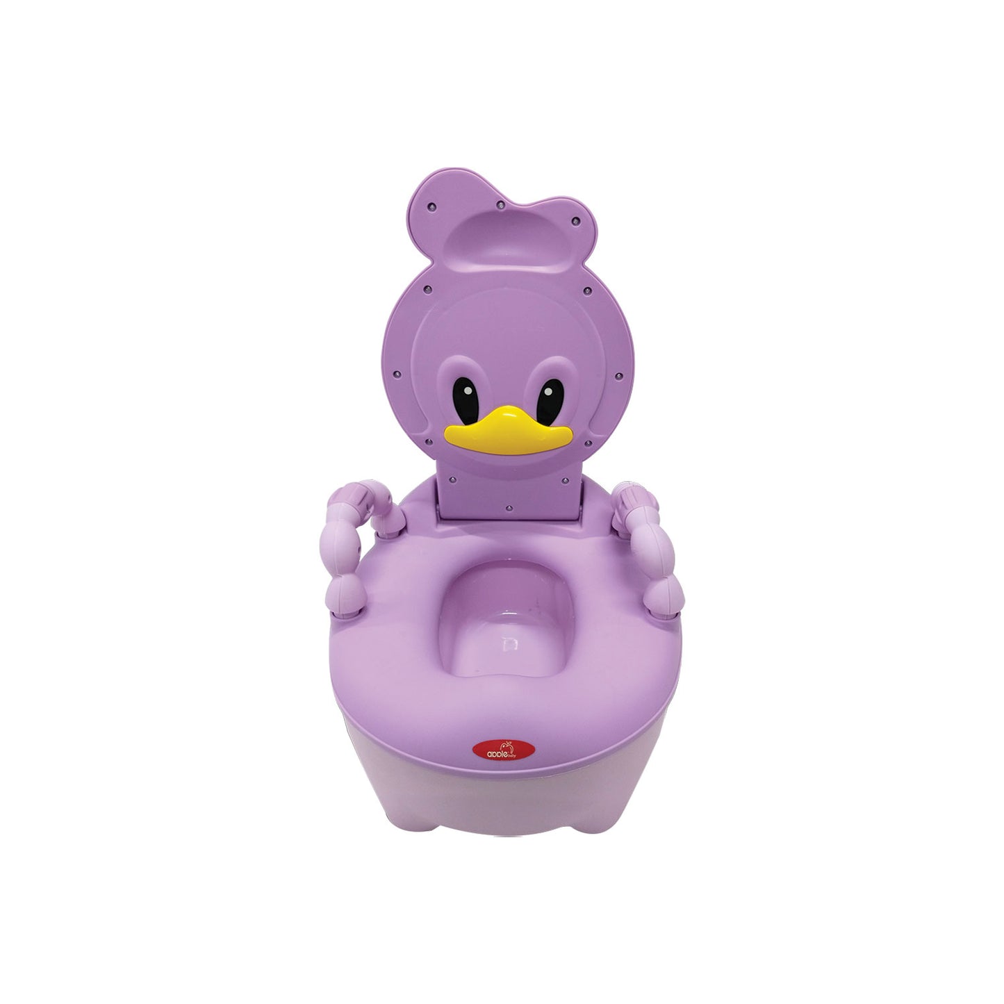 Apple Baby Duck Design Baby Potty Seat with High Back Support, Anti-Slip Base & Removable Inner Pot PS1046