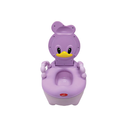 Apple Baby Duck Design Baby Potty Seat with High Back Support, Anti-Slip Base & Removable Inner Pot PS1046