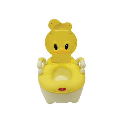 Apple Baby Duck Design Baby Potty Seat with High Back Support, Anti-Slip Base & Removable Inner Pot PS1046