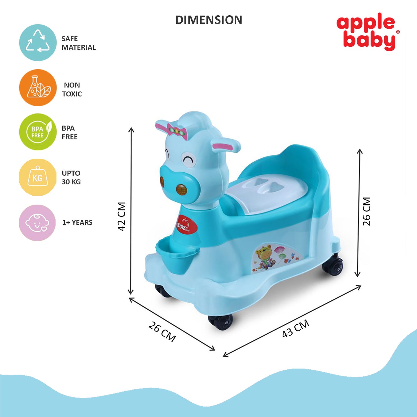 PS1043 Baby Potty Training Seat- Chair for Kids-Infant Potty Toilet Chair