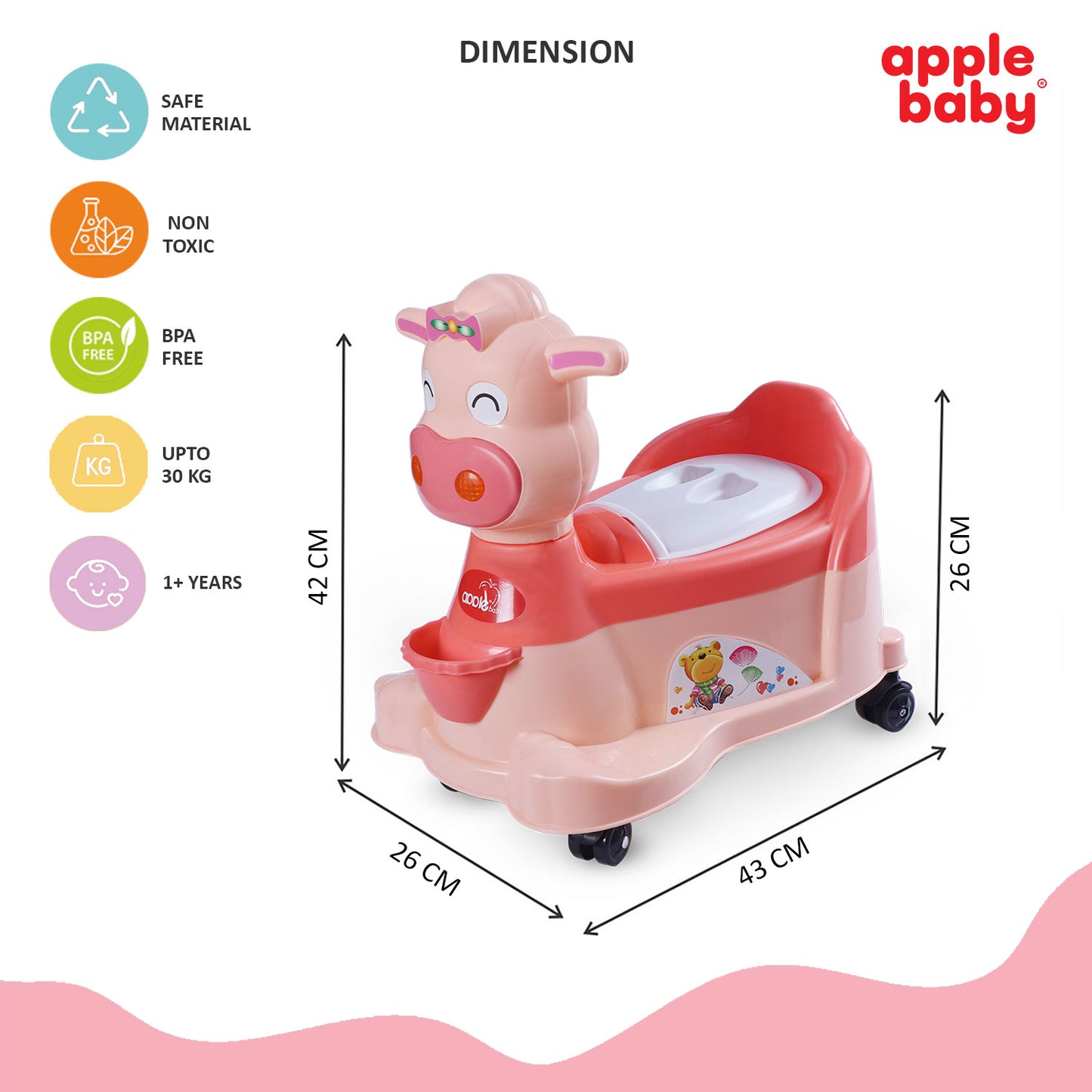 PS1043 Baby Potty Training Seat- Chair for Kids-Infant Potty Toilet Chair