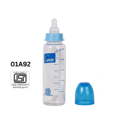01A92 PREMIUM GLASS  FEEDING BOTTLE 8oz / 250 ML