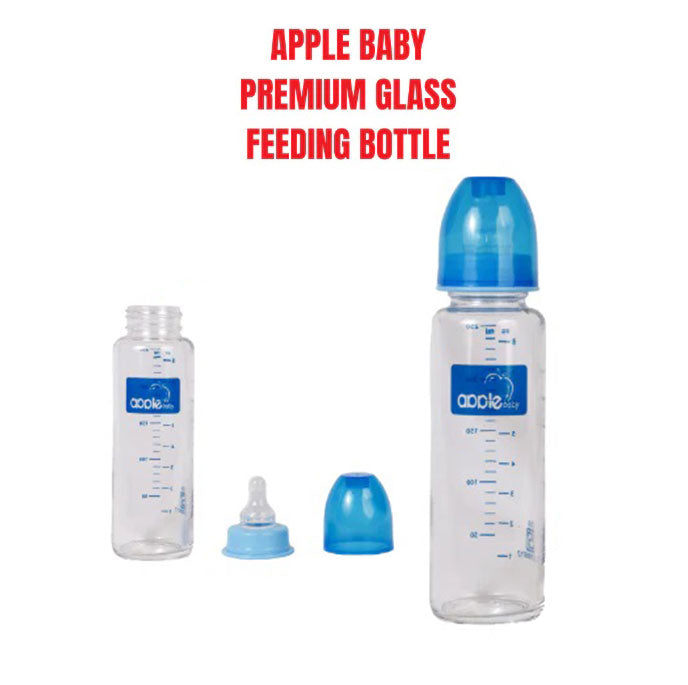 01A92 PREMIUM GLASS  FEEDING BOTTLE 8oz / 250 ML