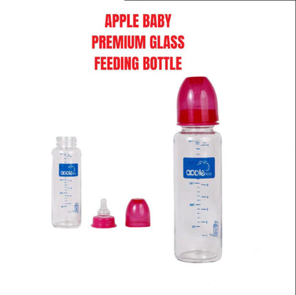 01A92 PREMIUM GLASS  FEEDING BOTTLE 8oz / 250 ML
