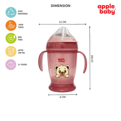 SIPPER CUP(2 IN 1 SPOUT & STRAW)180ML_AC410